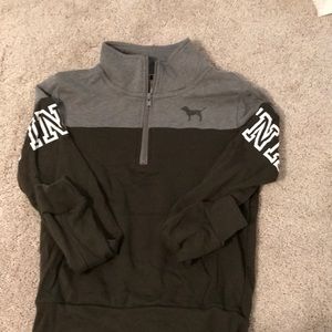 Olive green crew neck sweatshirt